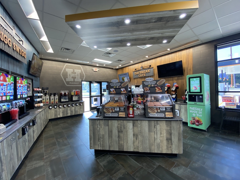 GSP Retail Hucks store interior