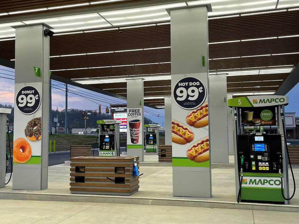 MAPCO forecourt signage