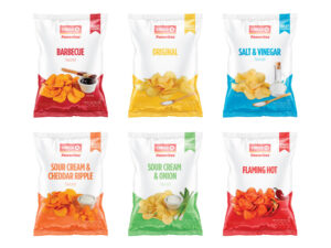 Circle K potato chip bags food photography