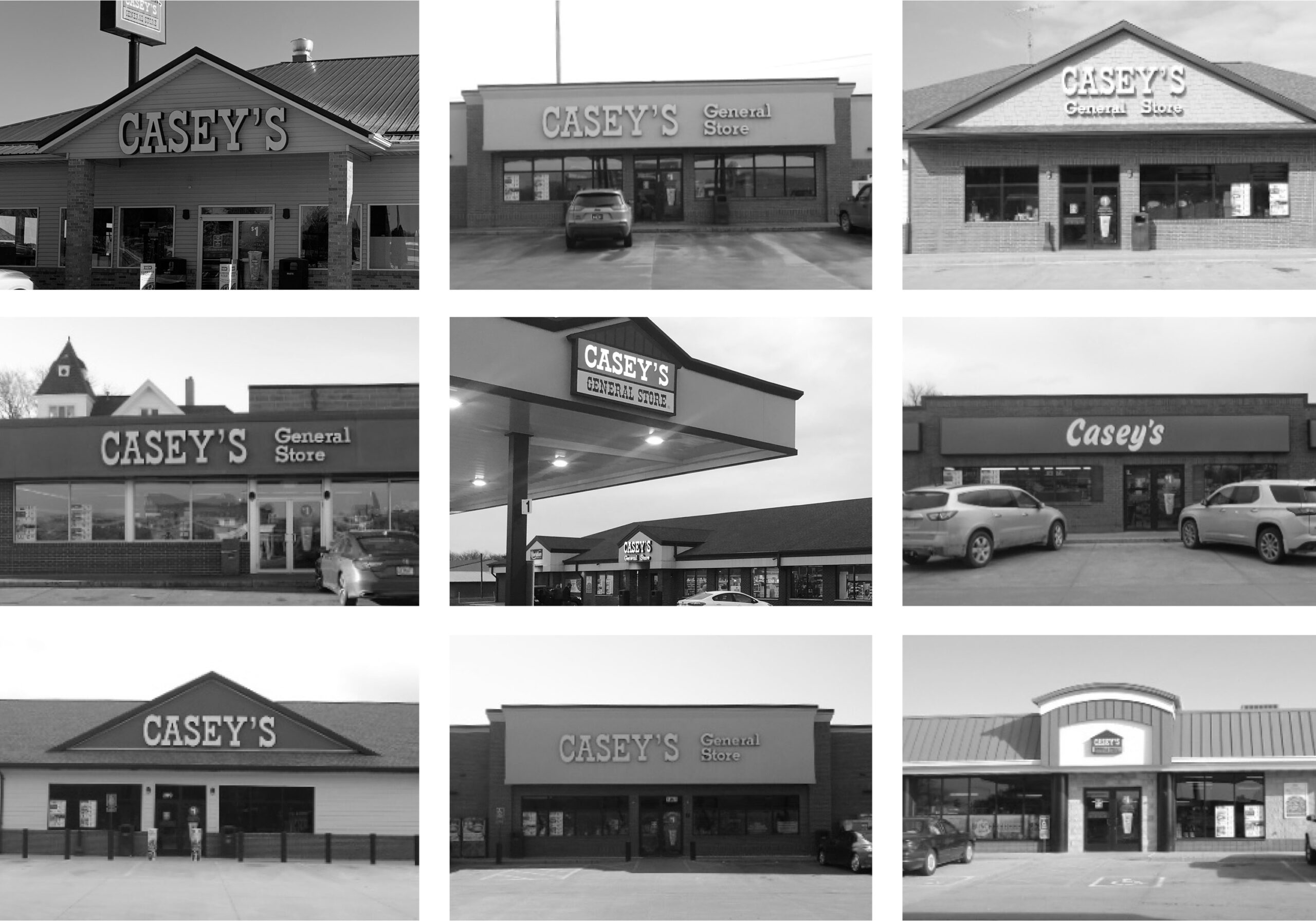 Casey's store exteriors