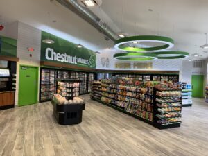 Chestnut Market store interior rebrand