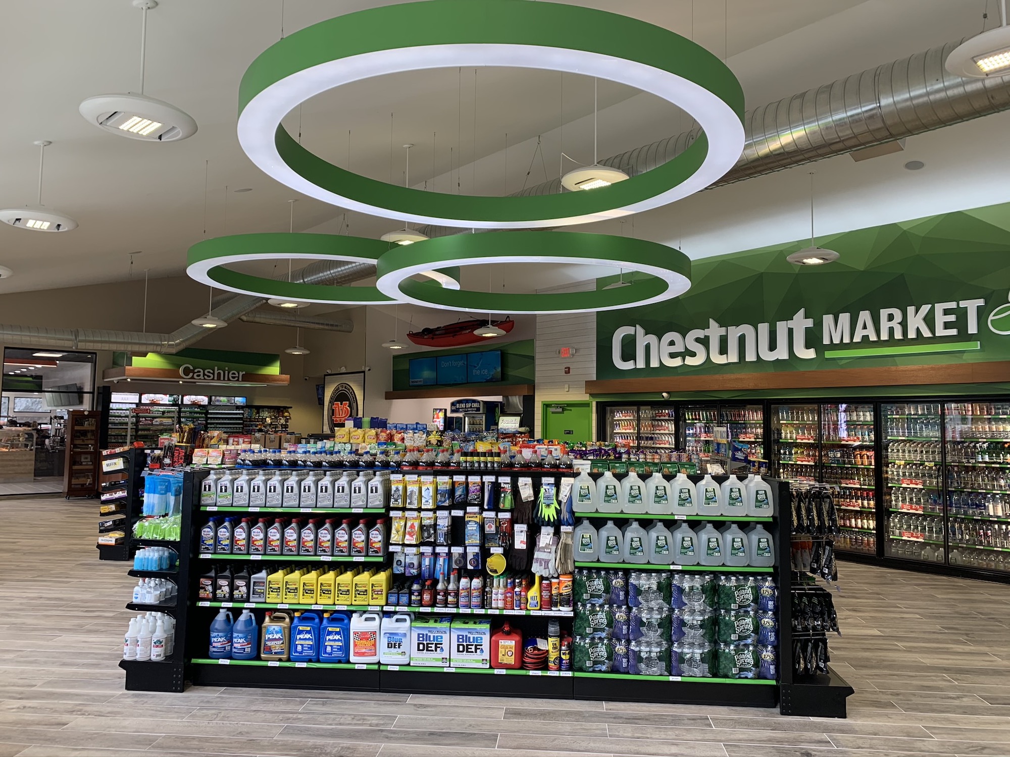 Chestnut Market store interior rebrand