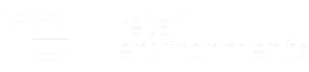 Retail Environments logo white