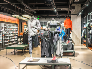 sports retailer store interior