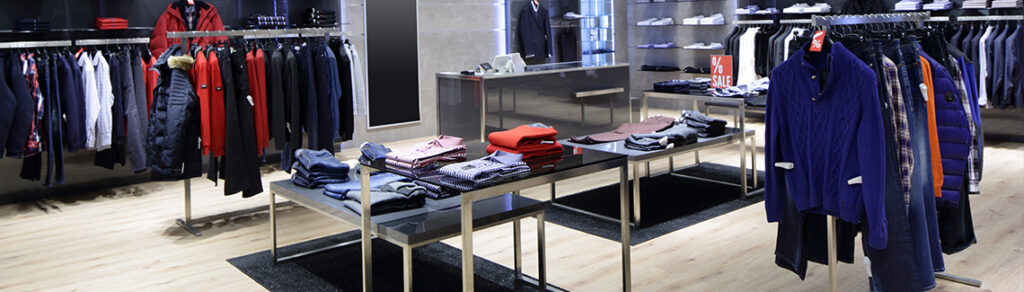 retail clothing store interior