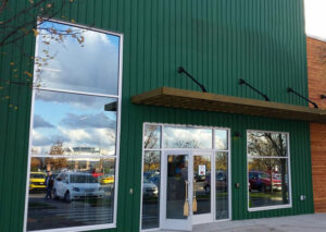 outdoor clothing retailer storefront