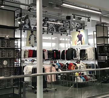 GUESS Factory store interior