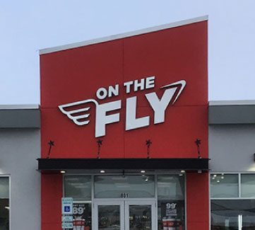 On The Fly store exterior