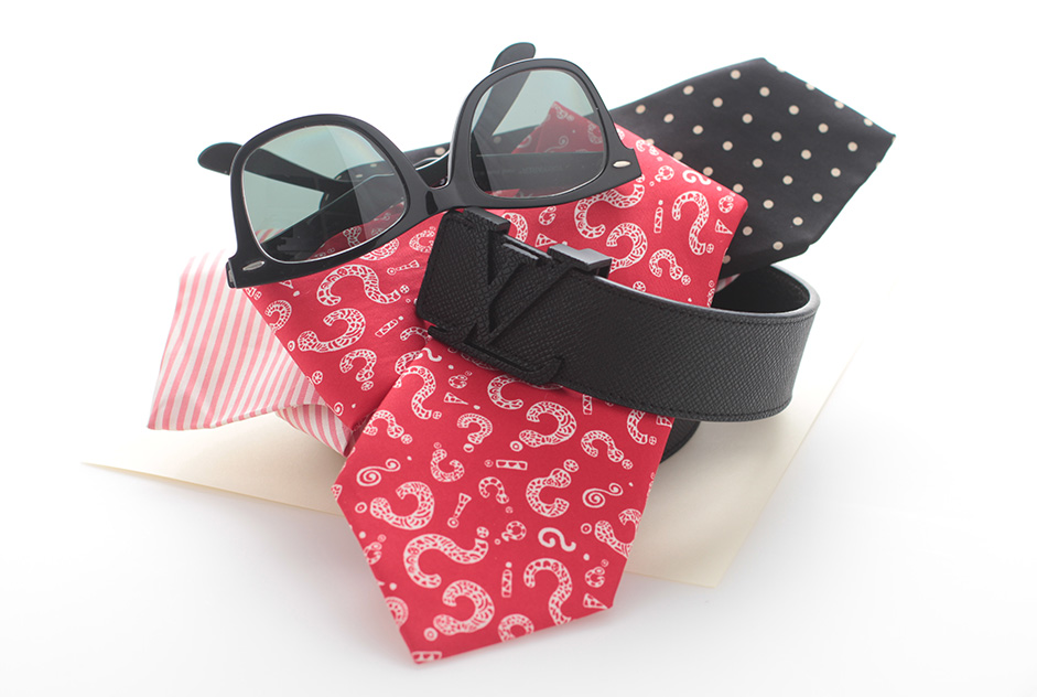 GSP fashion photography ties and glasses