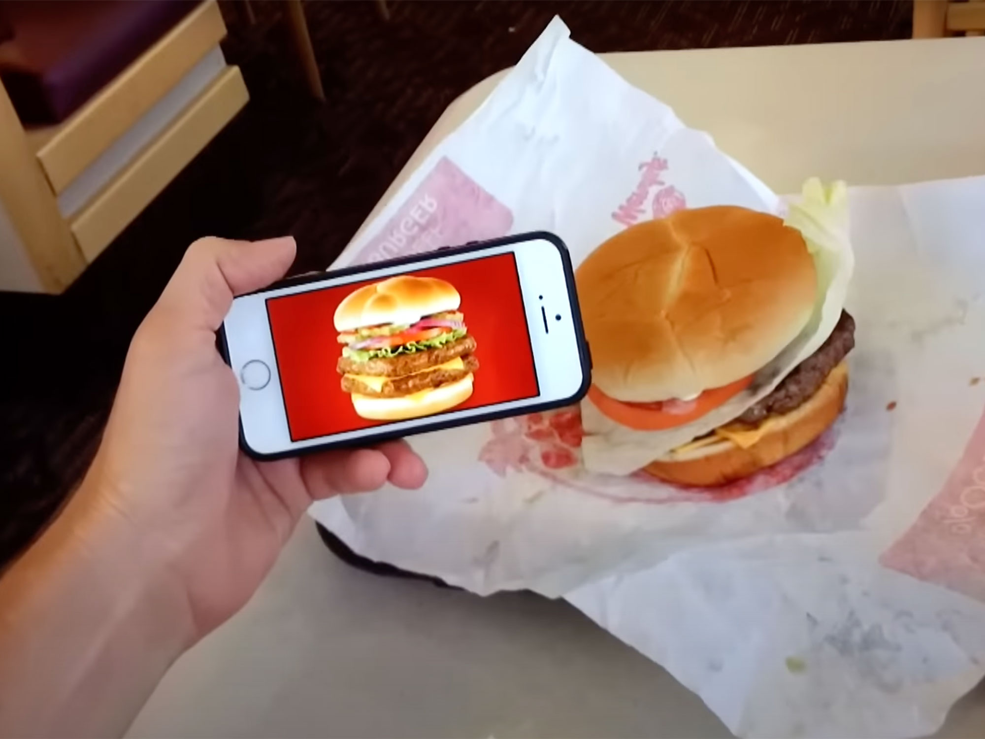 hamburger food photography