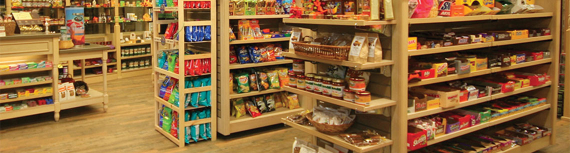 store interior candy and snack merchandising