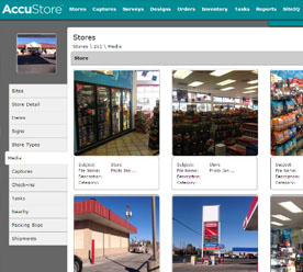 AccuStore portal screen