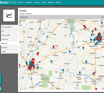 AccuStore portal screen