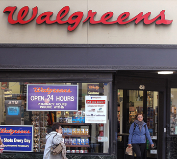 Walgreens storefront