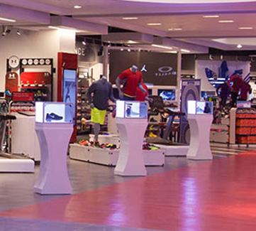 sports retailer store interior