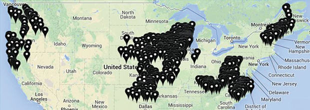 AccuStore survey map