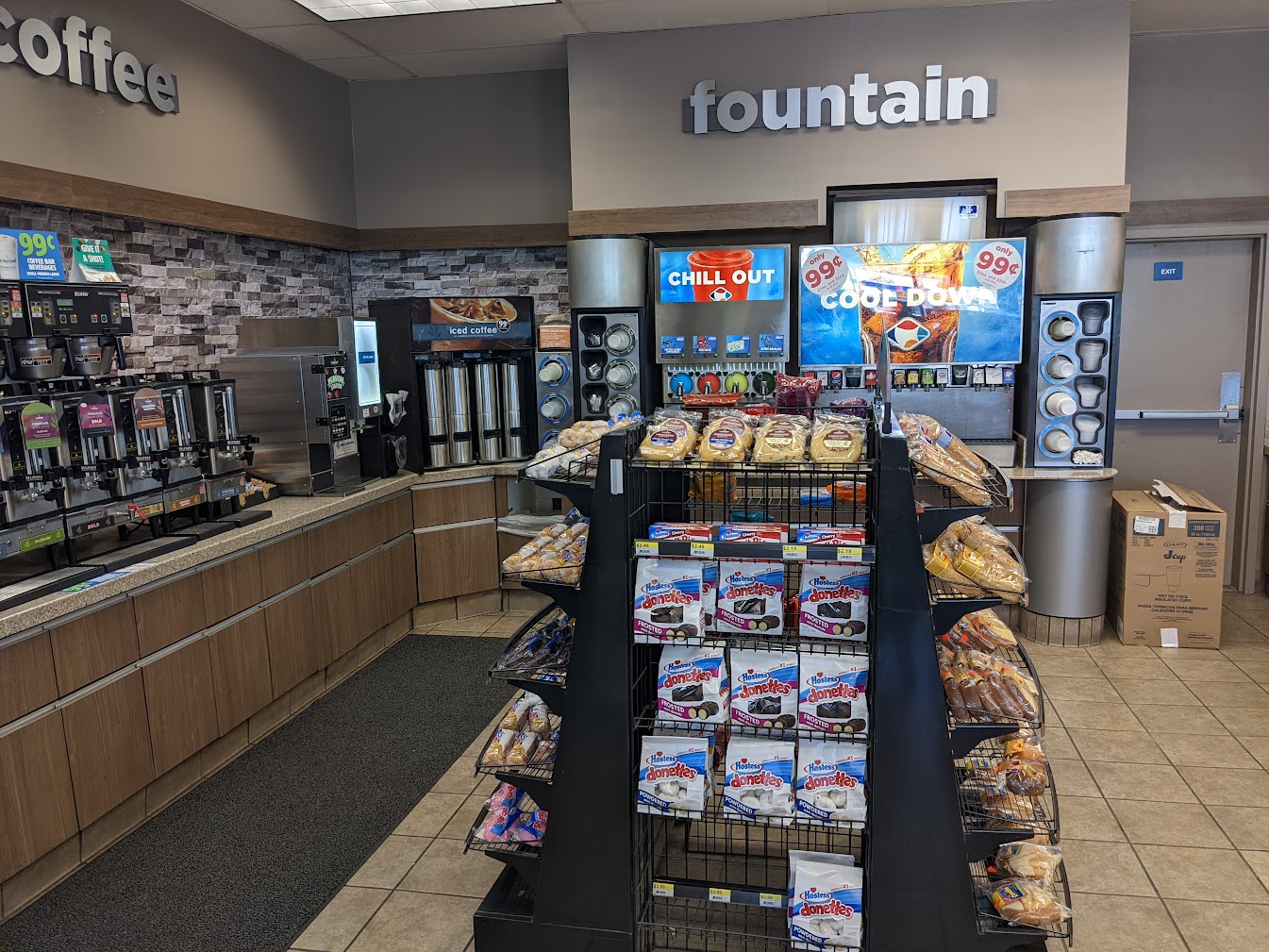 Quik Stop store interior rebrand