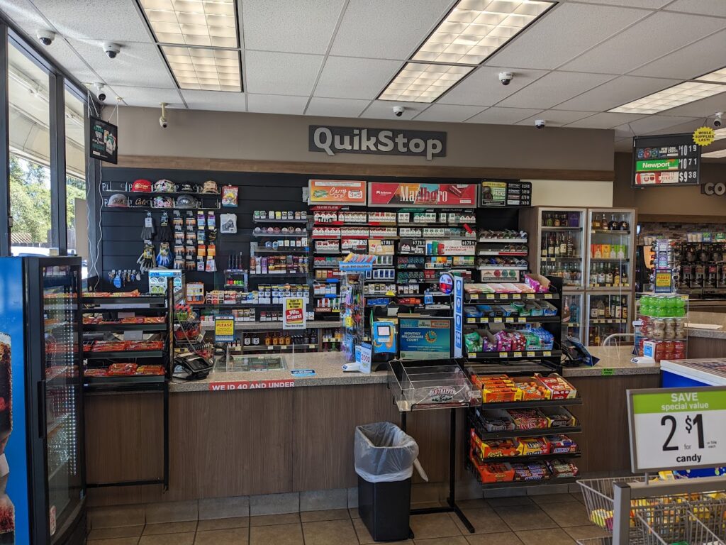 Quik Stop store interior rebrand