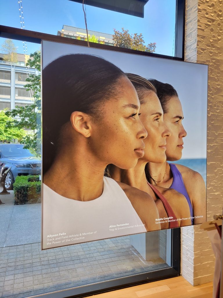 Athleta and GSP Reclaimed Graphics