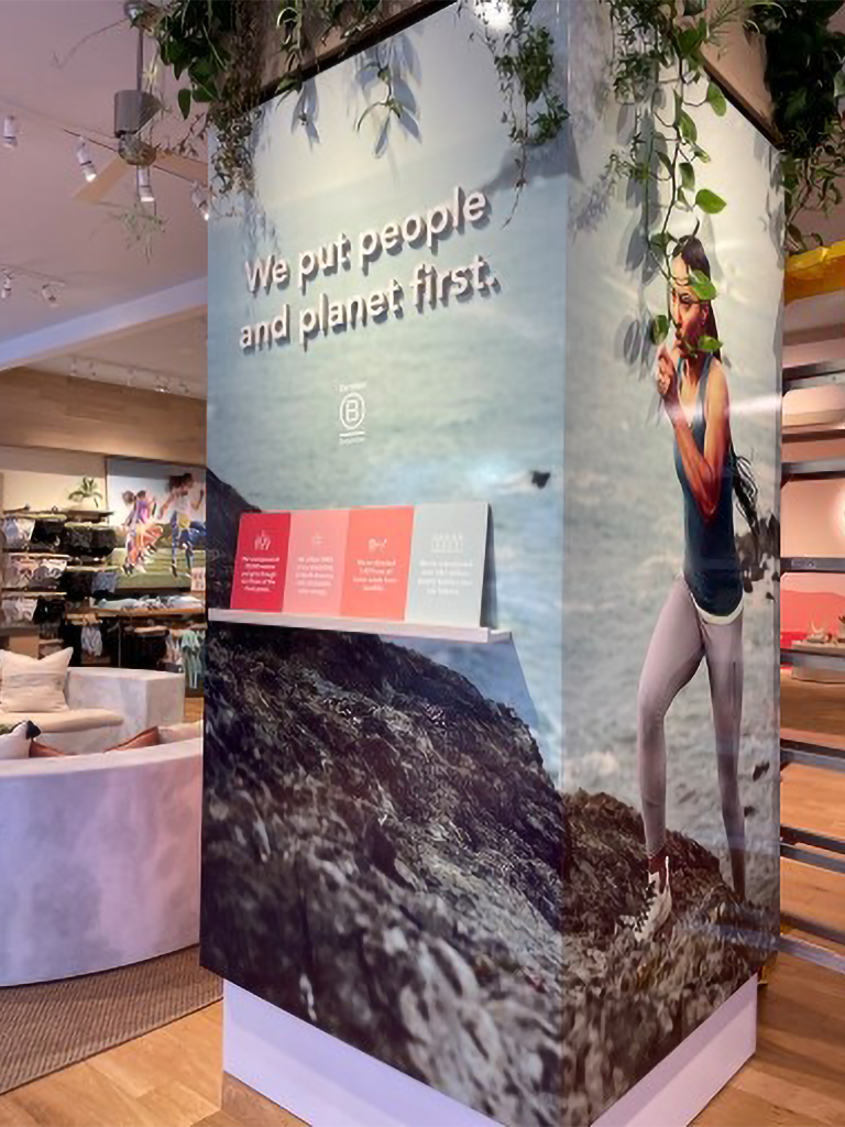 Athleta and GSP Reclaimed Graphics