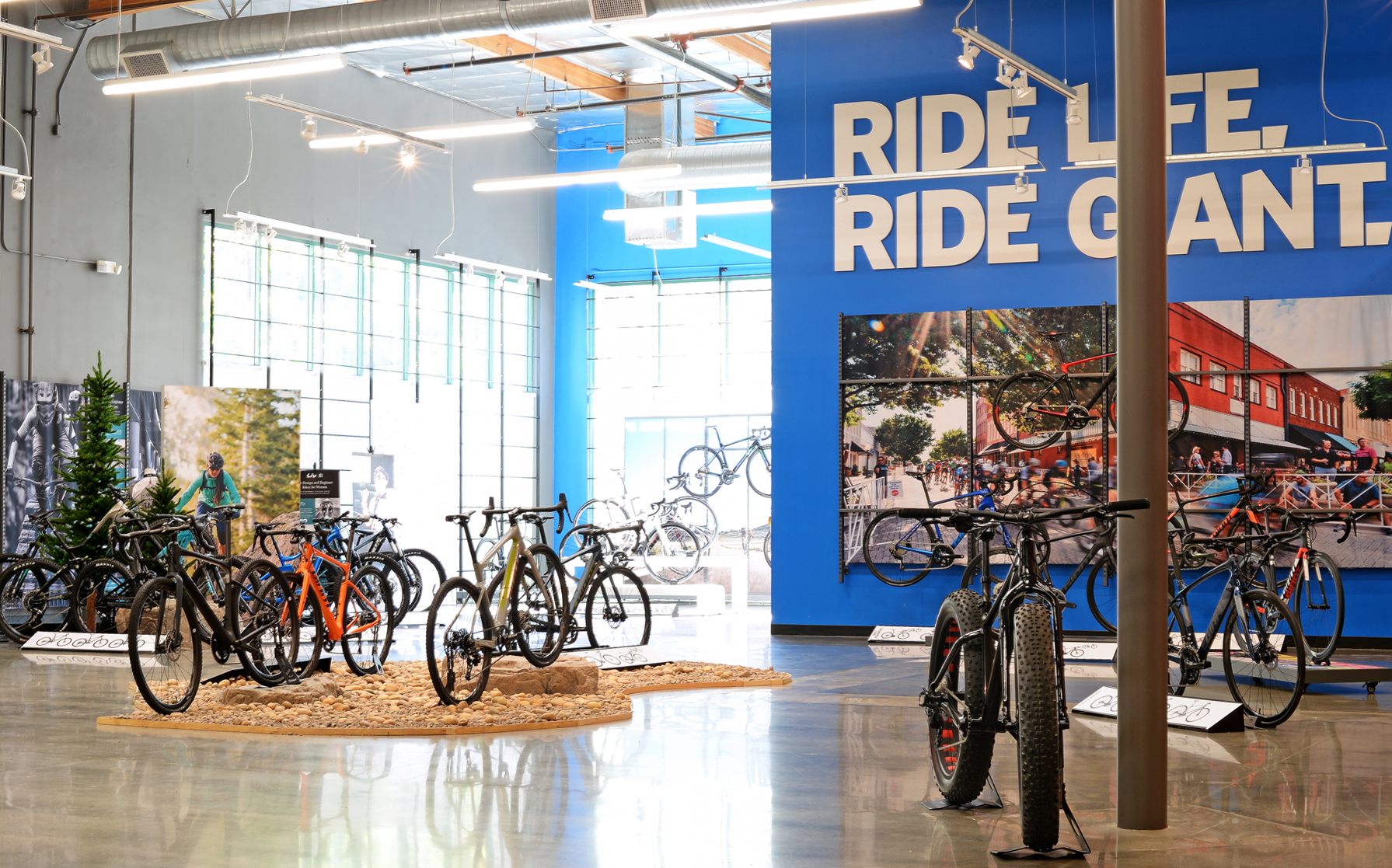 Giant Bicycles store interior