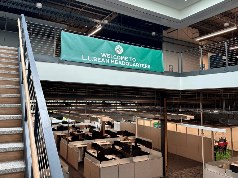 L.L. BEAN HEADQUARTERS GRAND OPENING SIGNAGE GSP