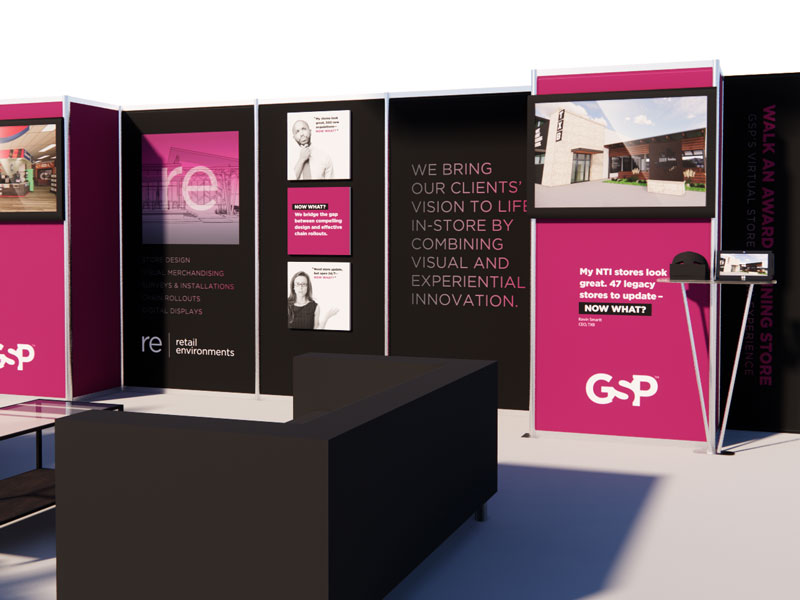 GSP Brings Innovations in Visual Merchandising, Digital Displays & Store Renovations to NACS Show
