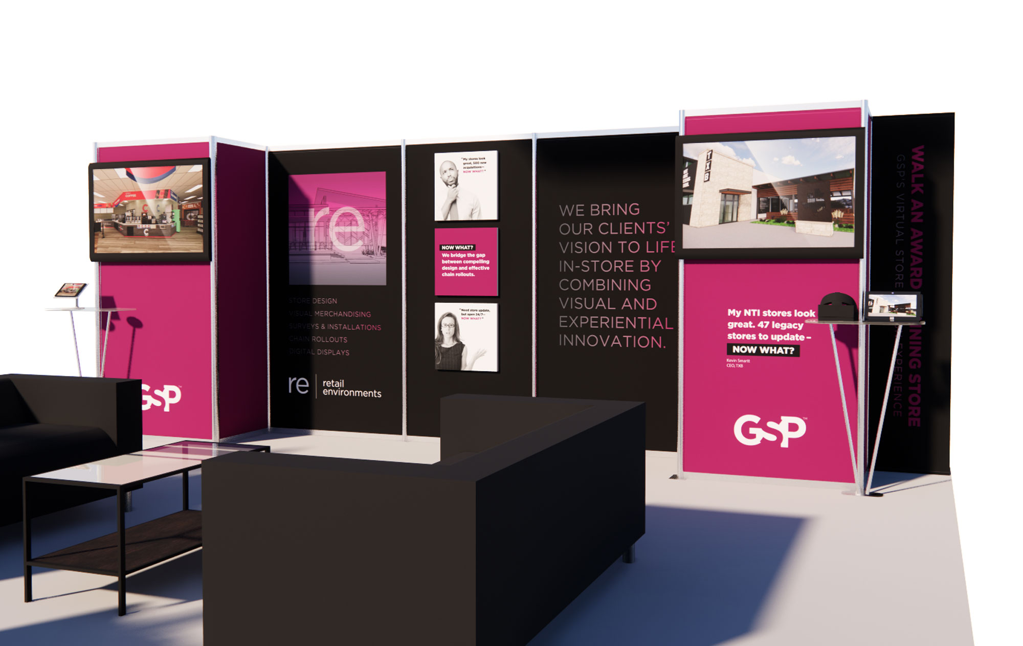 GSP Brings Innovations in Visual Merchandising, Digital Displays & Store Renovations to NACS Show