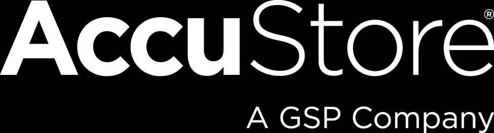 AccuStore Logo White