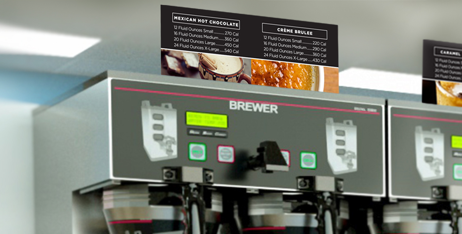 Coffee Bar Labels Close