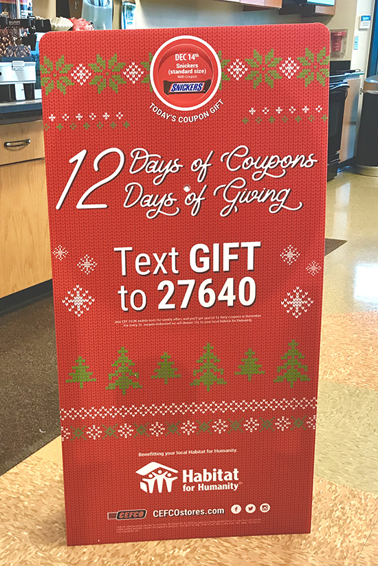 CEFCO 12 Days of Giving