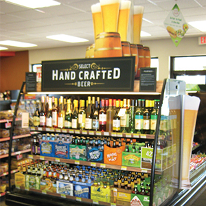 Tom Thumb Craft Beer POP Signage