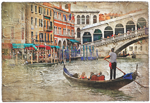 Gondola Screen Print Gondola Screen Print