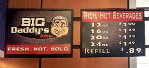 Framed Modular Menu System